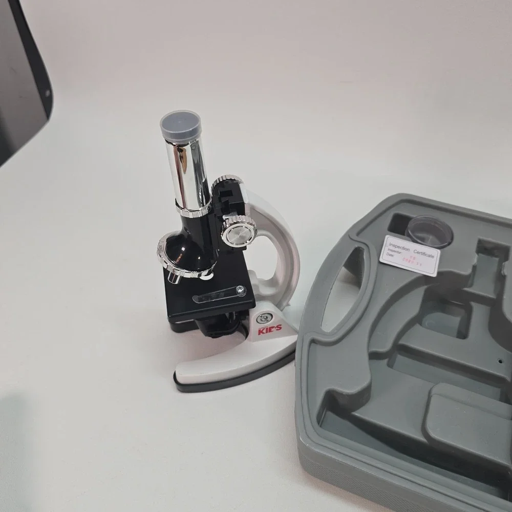 AMSCOPE 48pc Starter 120x-1200x Compound Microscope Science Kit for Kids